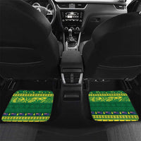 Cook Islands Christmas Car Mats Surfing Santa Mere Kiritimiti - Polynesian Pride