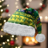 Cook Islands Christmas Santa Hat Surfing Santa Mere Kiritimiti - Polynesian Pride