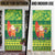 Cook Islands Christmas Door Cover Surfing Santa Mere Kiritimiti - Polynesian Pride