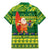 Cook Islands Christmas Family Matching Mermaid Dress and Hawaiian Shirt Surfing Santa Mere Kiritimiti - Polynesian Pride