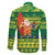 Cook Islands Christmas Family Matching Off Shoulder Maxi Dress and Hawaiian Shirt Surfing Santa Mere Kiritimiti - Polynesian Pride