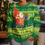 Cook Islands Christmas Kid Ugly Christmas Sweater Surfing Santa Mere Kiritimiti - Polynesian Pride