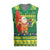 Cook Islands Christmas Knitted V-Neck Vest Surfing Santa Mere Kiritimiti - Polynesian Pride