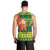 Cook Islands Christmas Men Tank Top Surfing Santa Mere Kiritimiti - Polynesian Pride