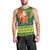 Cook Islands Christmas Men Tank Top Surfing Santa Mere Kiritimiti - Polynesian Pride