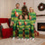 Cook Islands Christmas Pajama Set Surfing Santa Mere Kiritimiti - Polynesian Pride