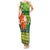 Cook Islands Christmas Tank Maxi Dress Surfing Santa Mere Kiritimiti - Polynesian Pride