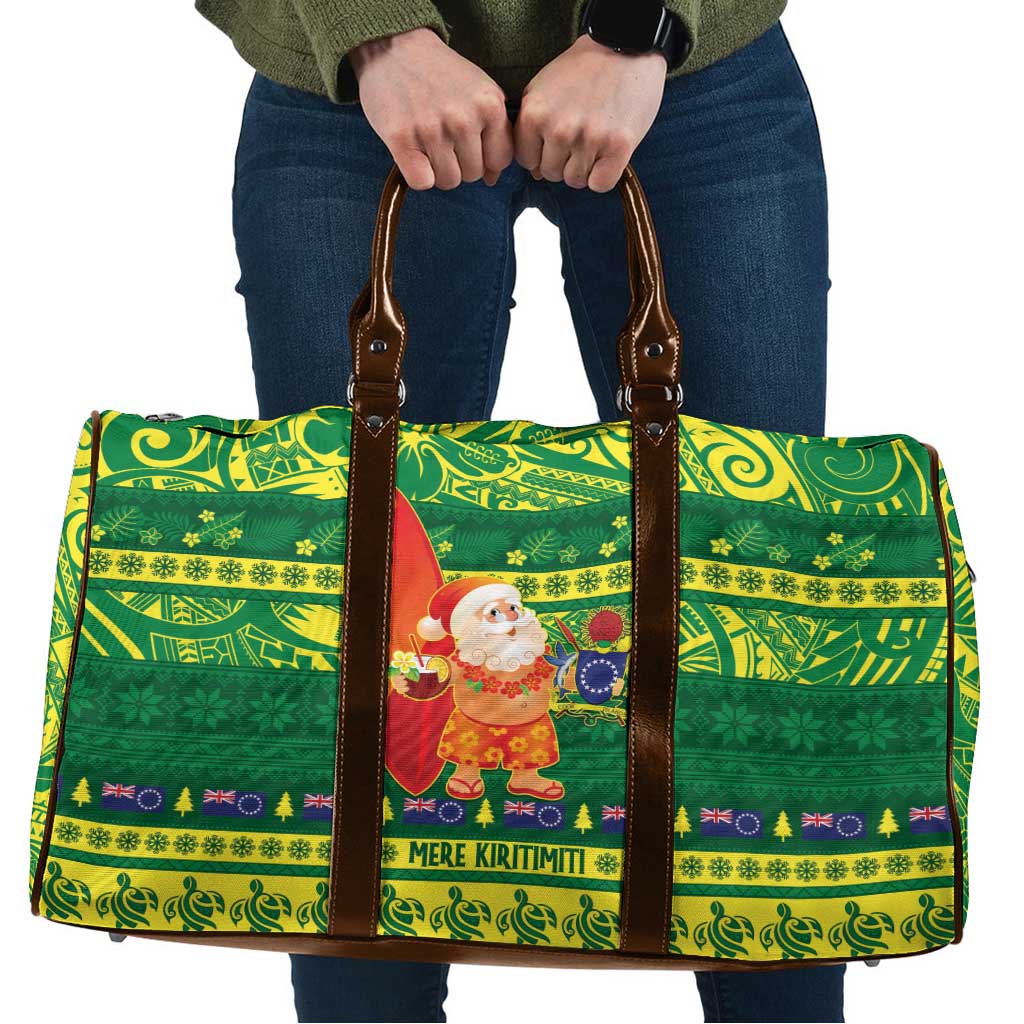 Cook Islands Christmas Travel Bag Surfing Santa Mere Kiritimiti - Polynesian Pride