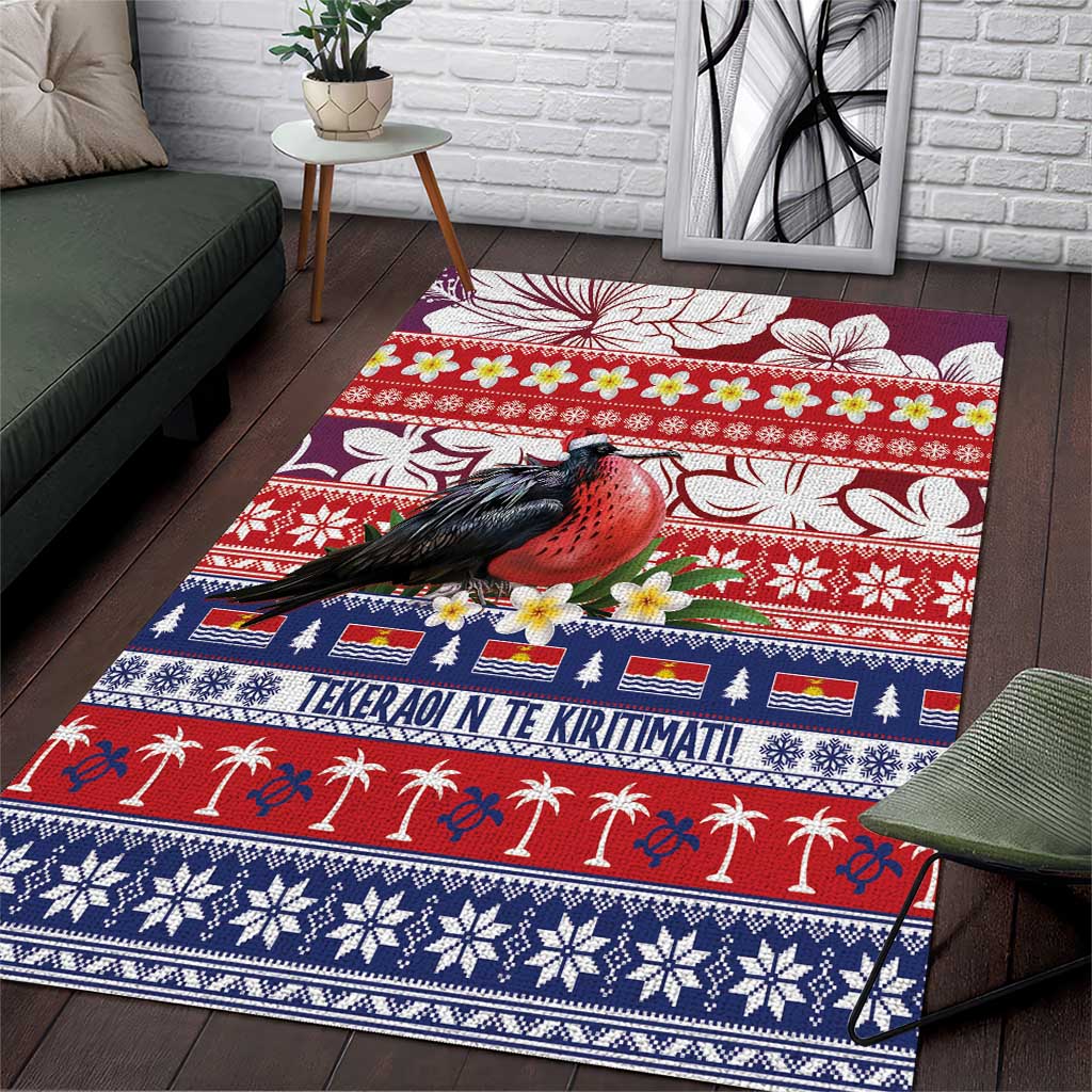 Kiribati Christmas Area Rug Frigatebird Santa Tekeraoi n te Kiritimati - Polynesian Pride