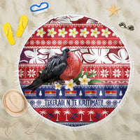 Kiribati Christmas Beach Blanket Frigatebird Santa Tekeraoi n te Kiritimati - Polynesian Pride