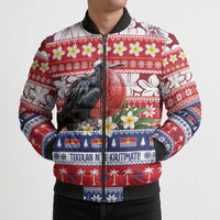 Kiribati Christmas Bomber Puffer Jacket Frigatebird Santa Tekeraoi n te Kiritimati - Polynesian Pride