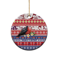 Kiribati Christmas Ceramic Ornament Frigatebird Santa Tekeraoi n te Kiritimati - Polynesian Pride