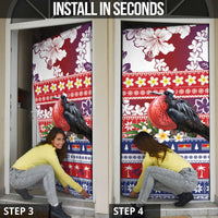 Kiribati Christmas Door Cover Frigatebird Santa Tekeraoi n te Kiritimati - Polynesian Pride
