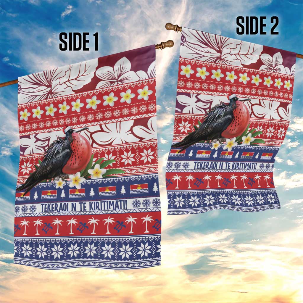 Kiribati Christmas Garden Flag Frigatebird Santa Tekeraoi n te Kiritimati - Polynesian Pride
