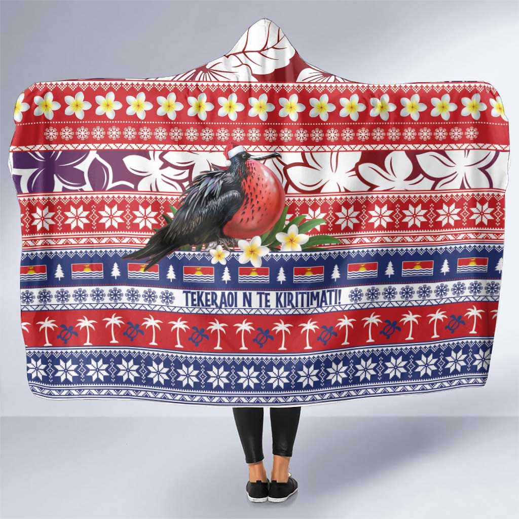 Kiribati Christmas Hooded Blanket Frigatebird Santa Tekeraoi n te Kiritimati - Polynesian Pride