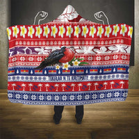Kiribati Christmas Hooded Blanket Frigatebird Santa Tekeraoi n te Kiritimati - Polynesian Pride
