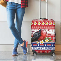 Kiribati Christmas Luggage Cover Frigatebird Santa Tekeraoi n te Kiritimati - Polynesian Pride