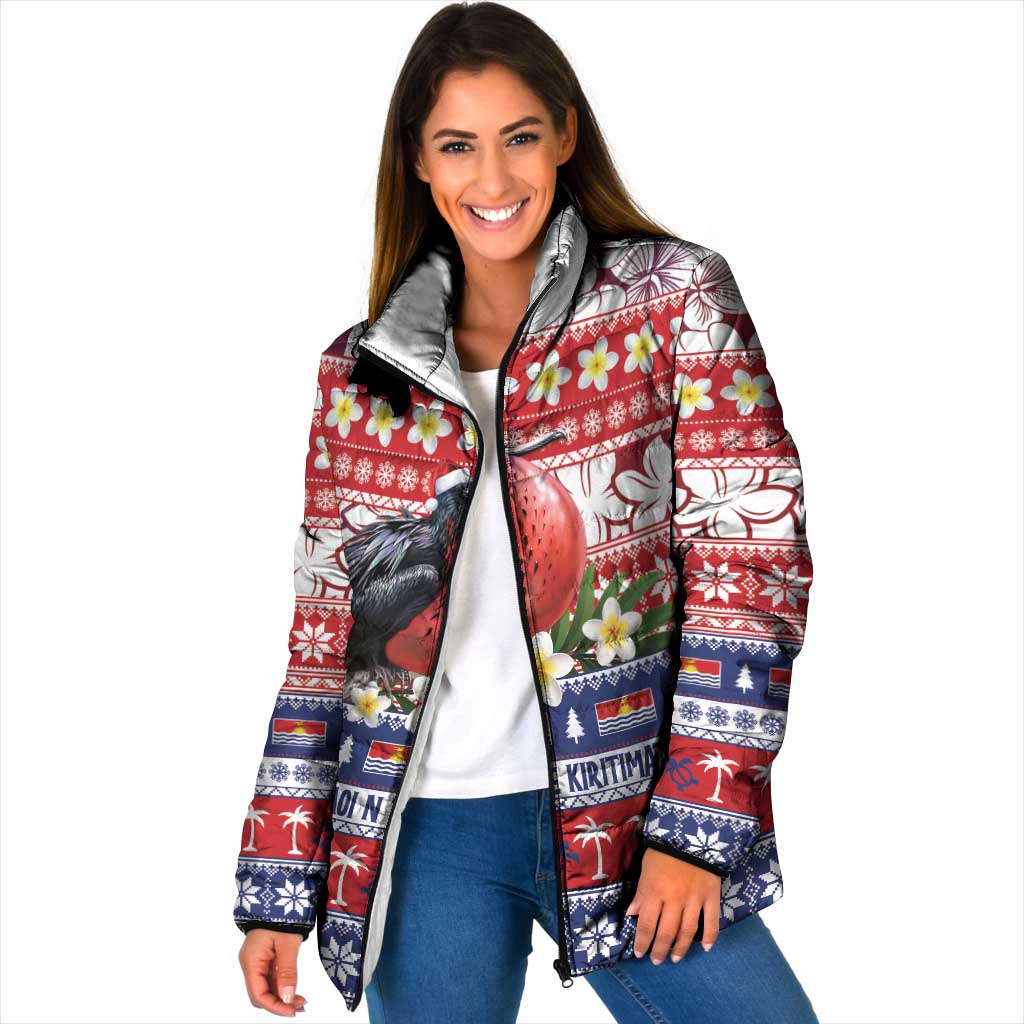 Kiribati Christmas Padded Jacket Frigatebird Santa Tekeraoi n te Kiritimati - Polynesian Pride