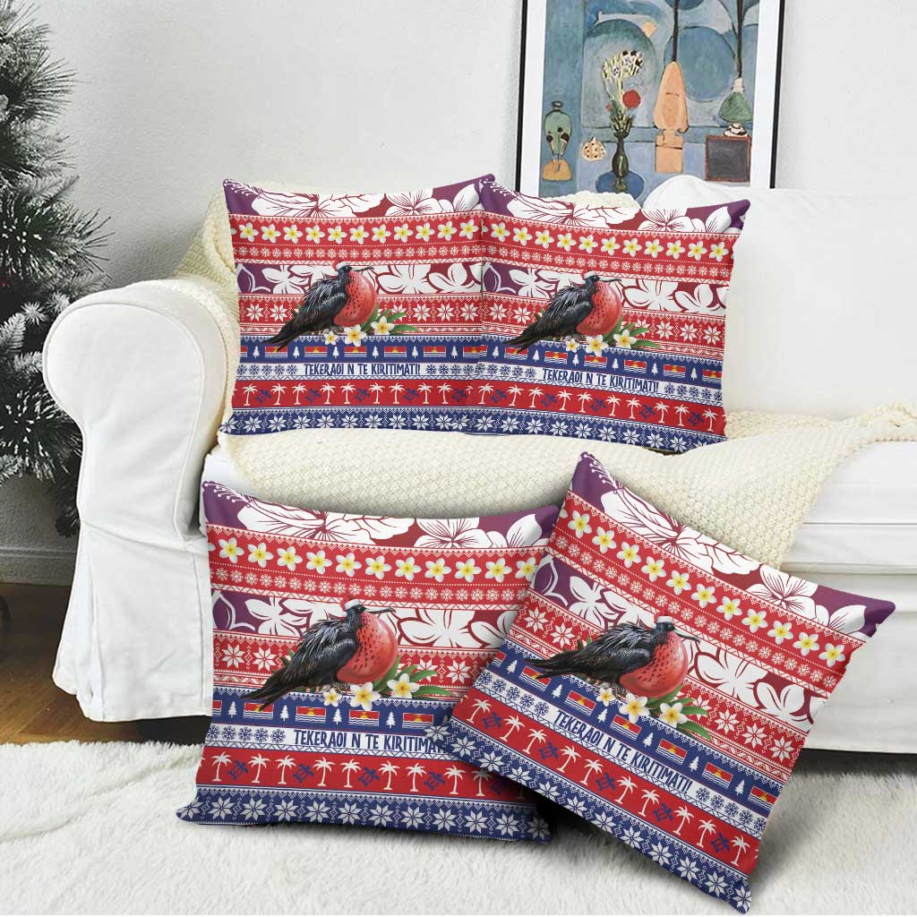 Kiribati Christmas Pillow Cover Frigatebird Santa Tekeraoi n te Kiritimati - Polynesian Pride