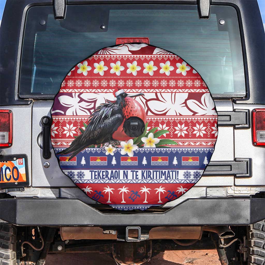 Kiribati Christmas Spare Tire Cover Frigatebird Santa Tekeraoi n te Kiritimati - Polynesian Pride