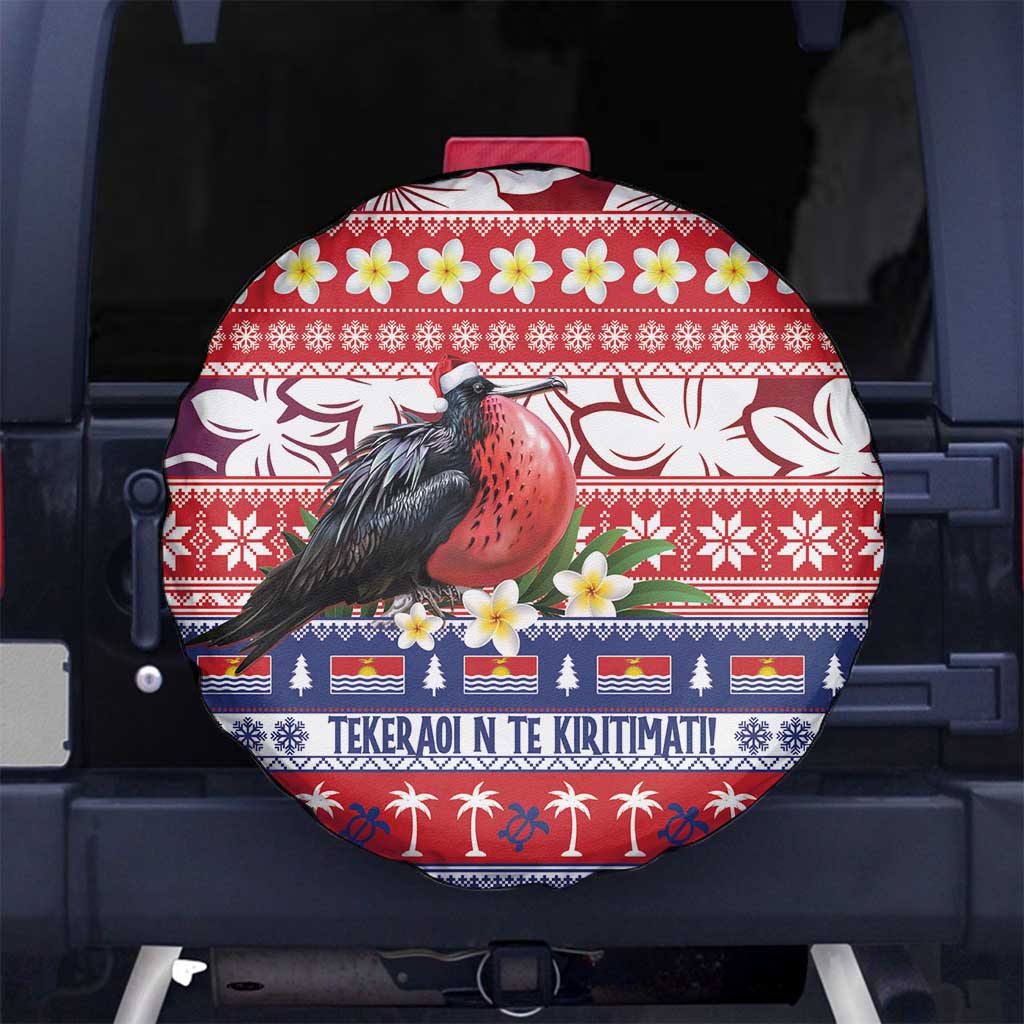 Kiribati Christmas Spare Tire Cover Frigatebird Santa Tekeraoi n te Kiritimati - Polynesian Pride