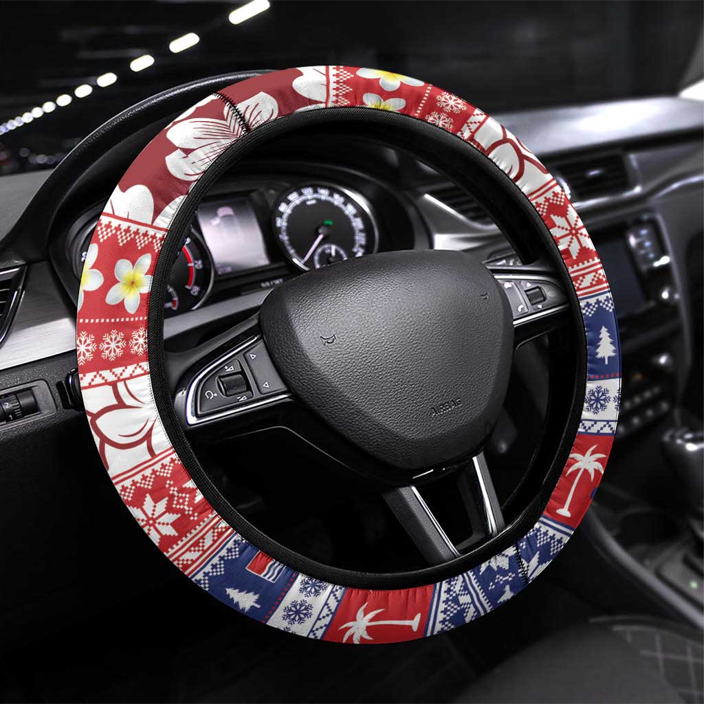 Kiribati Christmas Steering Wheel Cover Frigatebird Santa Tekeraoi n te Kiritimati - Polynesian Pride