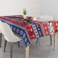 Kiribati Christmas Tablecloth Frigatebird Santa Tekeraoi n te Kiritimati - Polynesian Pride