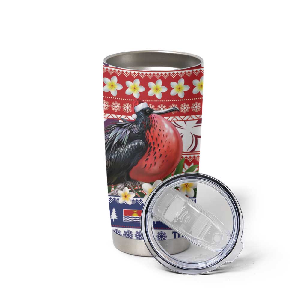 Kiribati Christmas Tumbler Cup Frigatebird Santa Tekeraoi n te Kiritimati - Polynesian Pride
