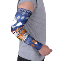 Marshall Islands Christmas Arm Sleeves Beachy Santa Monono ilo raaneoan Nejin - Polynesian Pride