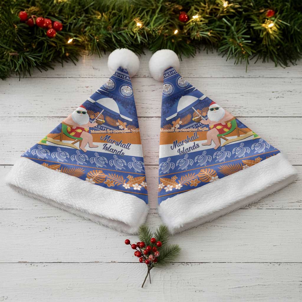 Marshall Islands Christmas Santa Hat Beachy Santa Monono ilo raaneoan Nejin - Polynesian Pride