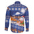 Marshall Islands Christmas Family Matching Off The Shoulder Long Sleeve Dress and Hawaiian Shirt Beachy Santa Monono ilo raaneoan Nejin - Polynesian Pride