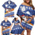 Marshall Islands Christmas Family Matching Off Shoulder Short Dress and Hawaiian Shirt Beachy Santa Monono ilo raaneoan Nejin - Polynesian Pride