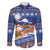 Marshall Islands Christmas Family Matching Off Shoulder Short Dress and Hawaiian Shirt Beachy Santa Monono ilo raaneoan Nejin - Polynesian Pride