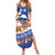 Marshall Islands Christmas Family Matching Summer Maxi Dress and Hawaiian Shirt Beachy Santa Monono ilo raaneoan Nejin - Polynesian Pride