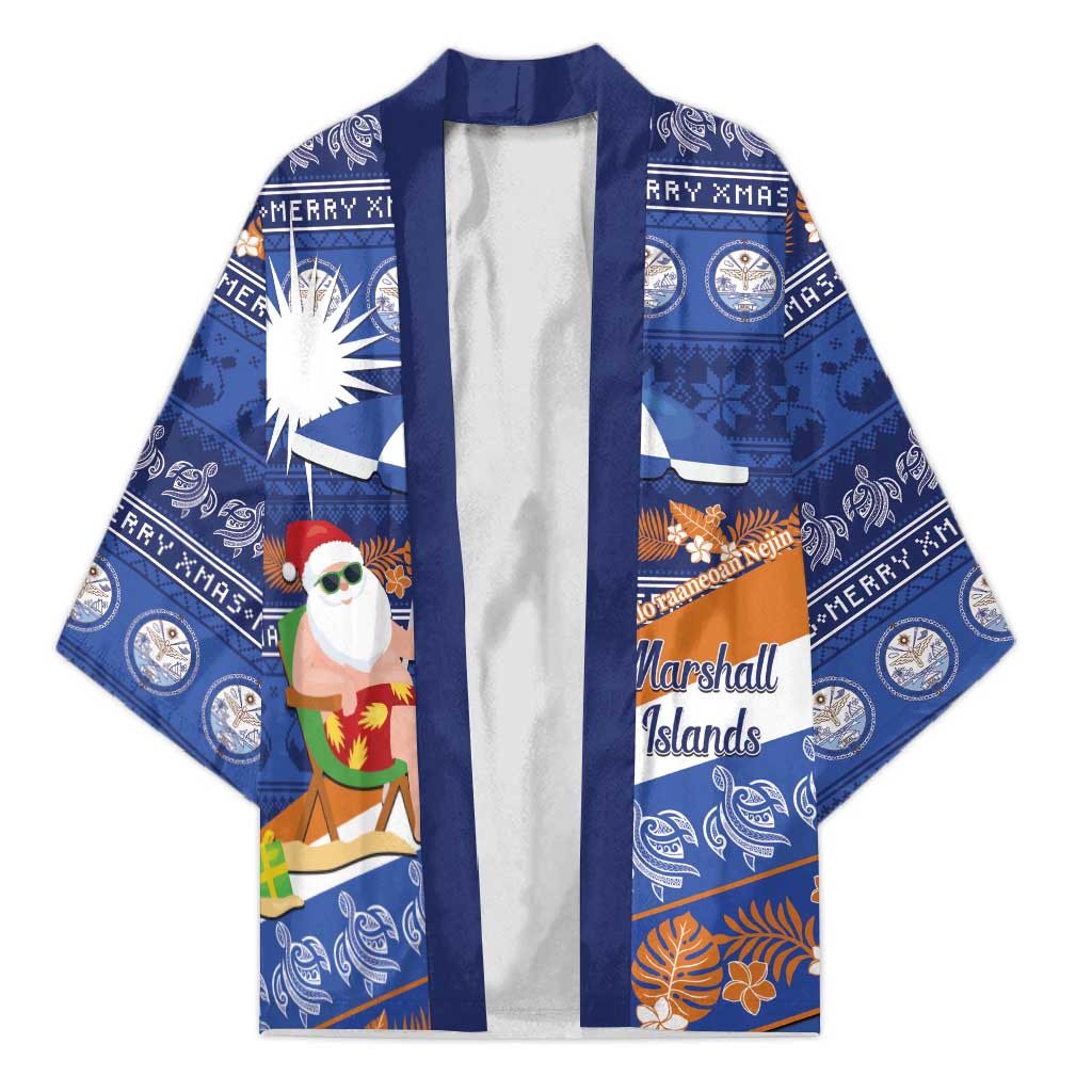 Marshall Islands Christmas Kimono Beachy Santa Monono ilo raaneoan Nejin - Polynesian Pride