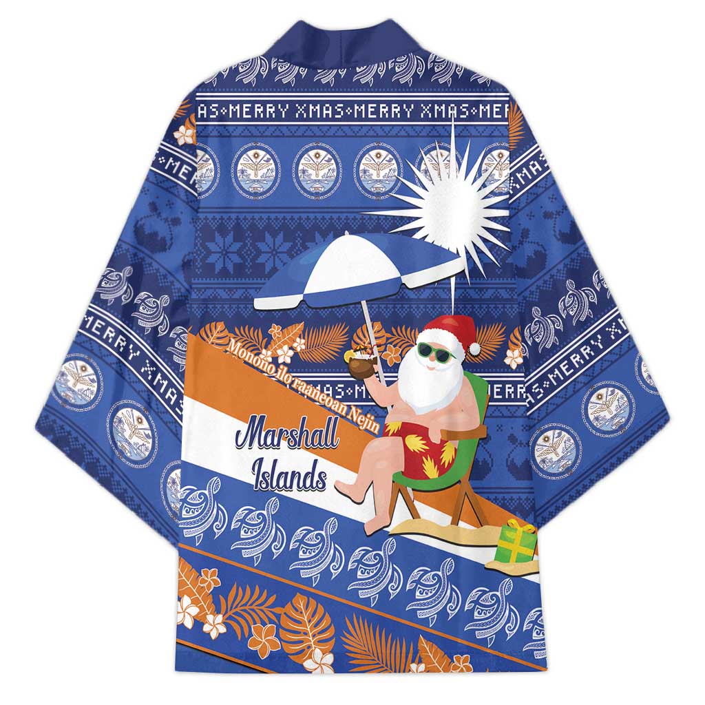 Marshall Islands Christmas Kimono Beachy Santa Monono ilo raaneoan Nejin - Polynesian Pride