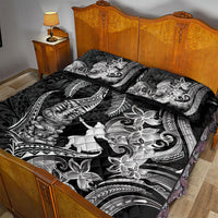 Hawaii Tribal Tiki Drum Hula Girl Quilt Bed Set LT14 - Polynesian Pride