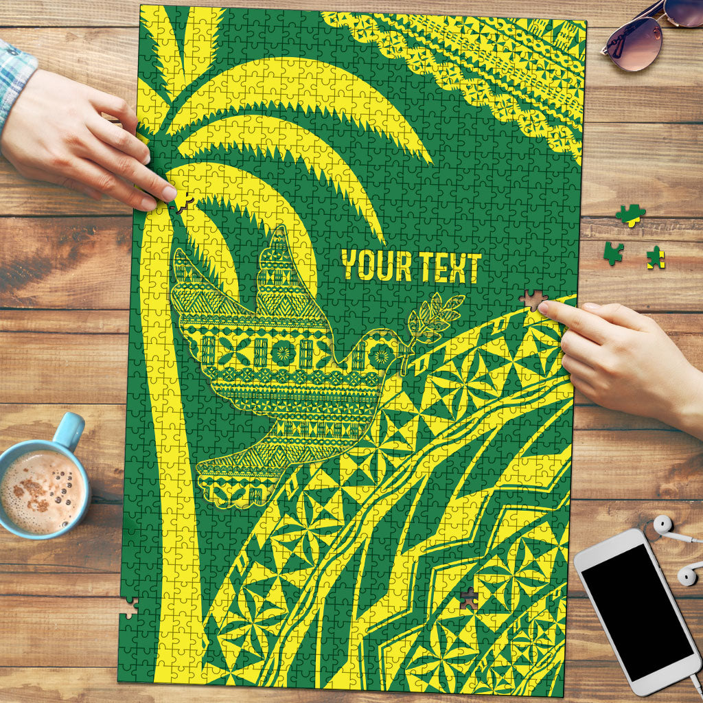 Tailevu Fiji 2026 Rugby Custom Puzzle Dove Nation Fijian Tapa Pattern