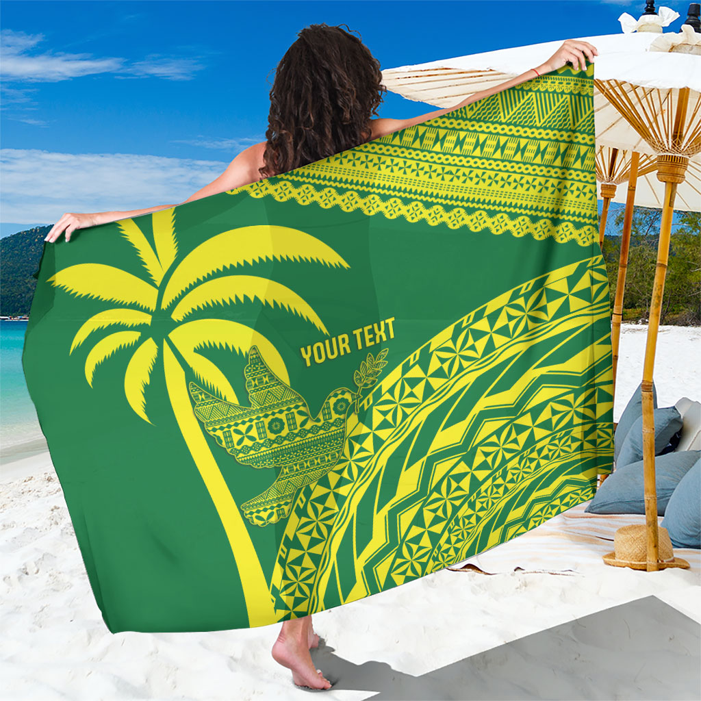 Tailevu Fiji 2026 Rugby Custom Sarong Dove Nation Fijian Tapa Pattern