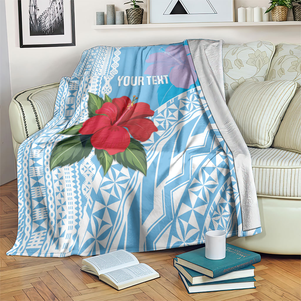 Suva Fiji 2026 Rugby Custom Blanket Hibiscus Fijian Tapa Pattern