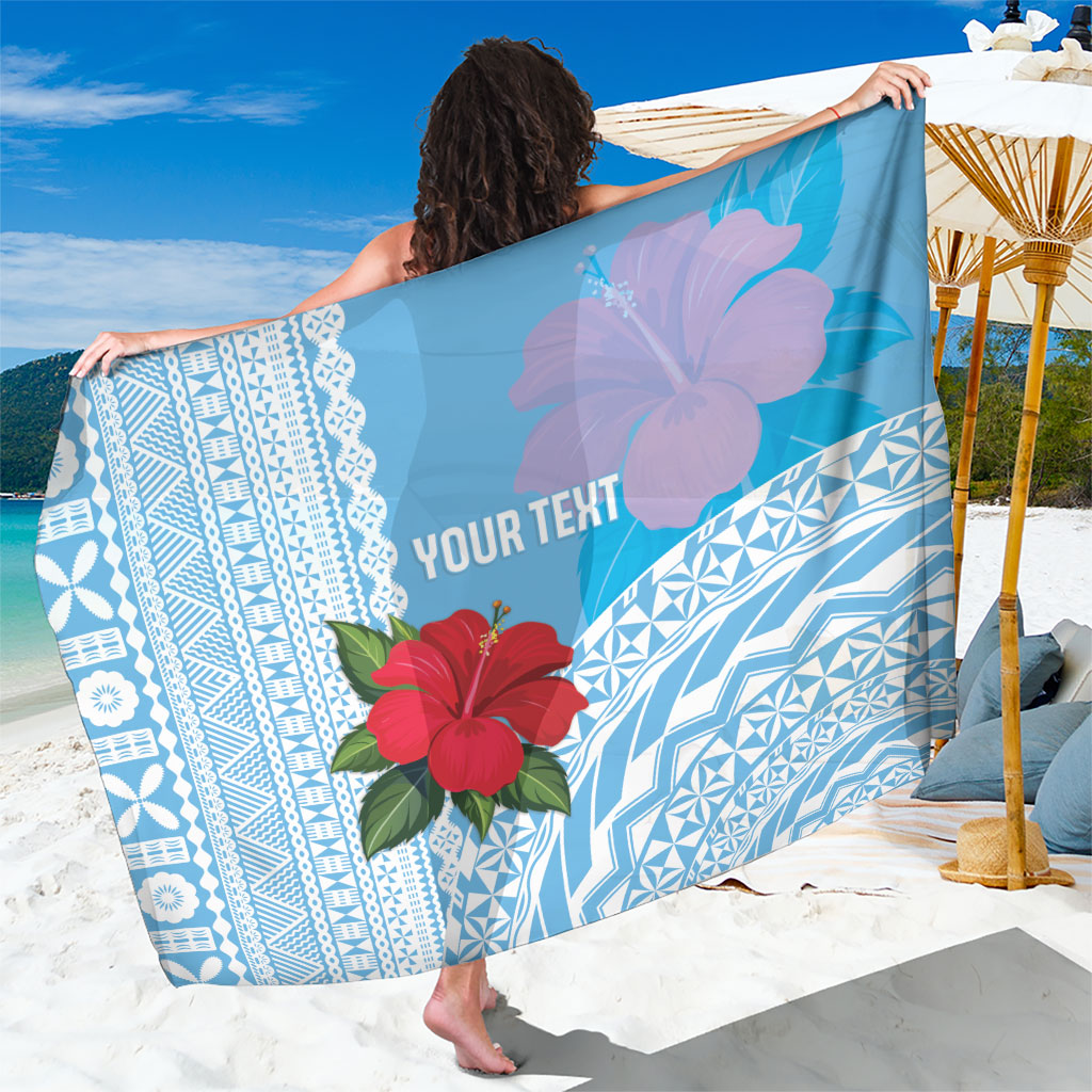 Suva Fiji 2026 Rugby Custom Sarong Hibiscus Fijian Tapa Pattern