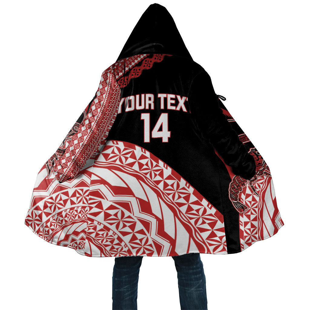 Rewa Fiji 2026 Rugby Custom Cloak Ura Prawn Fijian Tapa Pattern