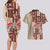 Samoa Tapau Couples Matching Long Sleeve Bodycon Dress and Hawaiian Shirt Samoan Siapo Pattern LT14 - Polynesian Pride