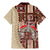 Samoa Tapau Family Matching Mermaid Dress and Hawaiian Shirt Samoan Siapo Pattern LT14 - Polynesian Pride