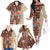 Samoa Tapau Family Matching Off Shoulder Long Sleeve Dress and Hawaiian Shirt Samoan Siapo Pattern LT14 - Polynesian Pride