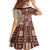 Samoa Tapau Family Matching Puletasi Dress and Hawaiian Shirt Samoan Siapo Pattern LT14 - Polynesian Pride