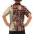 Samoa Tapau Family Matching Short Sleeve Bodycon Dress and Hawaiian Shirt Samoan Siapo Pattern LT14 - Polynesian Pride