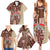 Samoa Tapau Family Matching Summer Maxi Dress and Hawaiian Shirt Samoan Siapo Pattern LT14 - Polynesian Pride