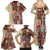 Samoa Tapau Family Matching Summer Maxi Dress and Hawaiian Shirt Samoan Siapo Pattern LT14 - Polynesian Pride