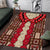 Samoa Siapo Area Rug Tapa Pattern Mix Ula Fala Hibiscus LT14 Brown - Polynesian Pride